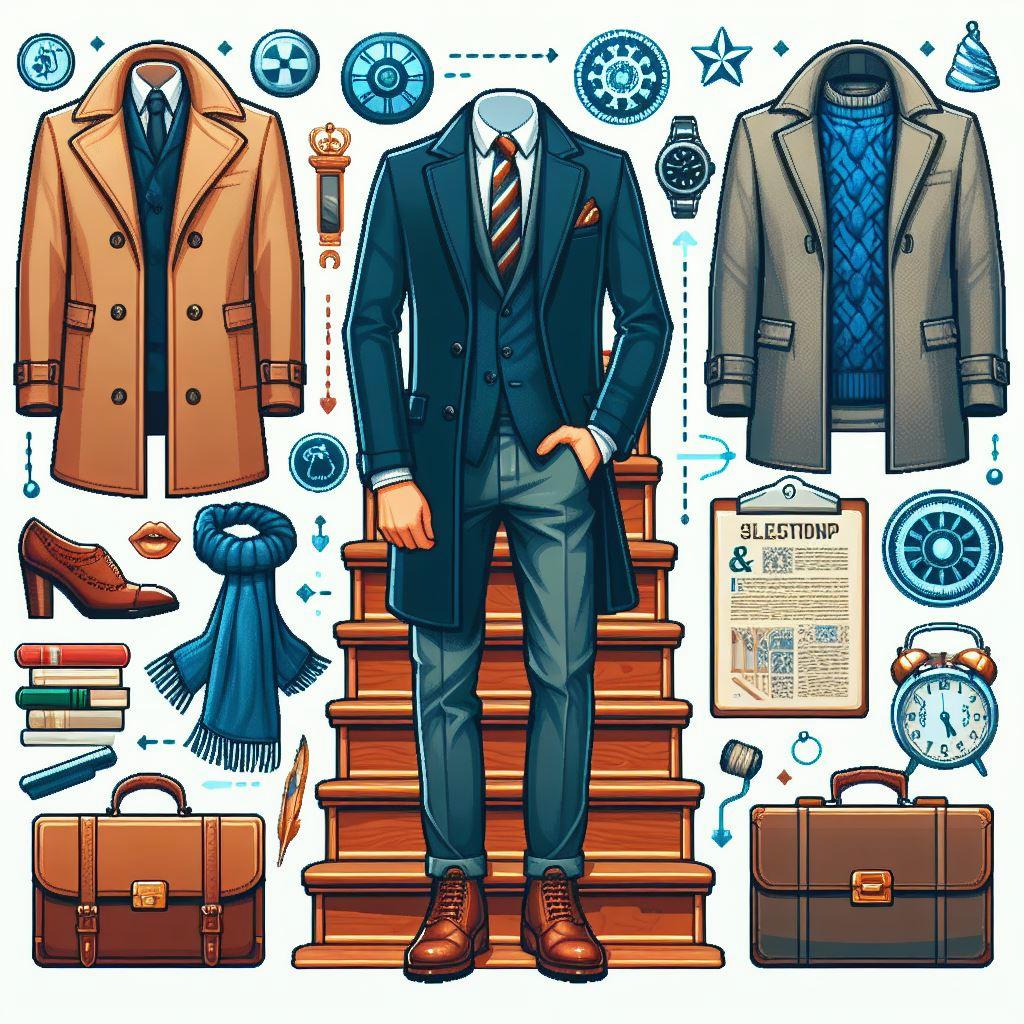 🧥 Полное руководство по мужским пальто: стили, выбор и уход: 🌡 Пальто на каждый сезон: зима, весна, осень