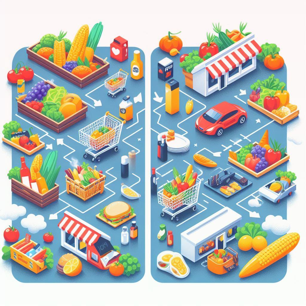🛒 Сравнение покупок: Супермаркеты против рынков: 🔍 Обзор: ключевые отличия между супермаркетами и рынками